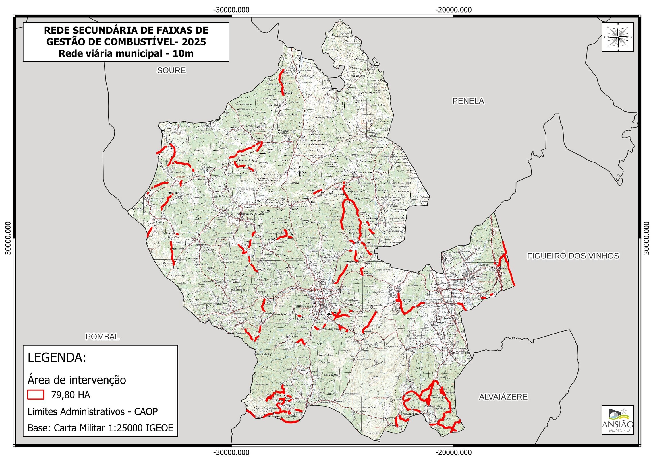 Faixas de gestão combustível 2025